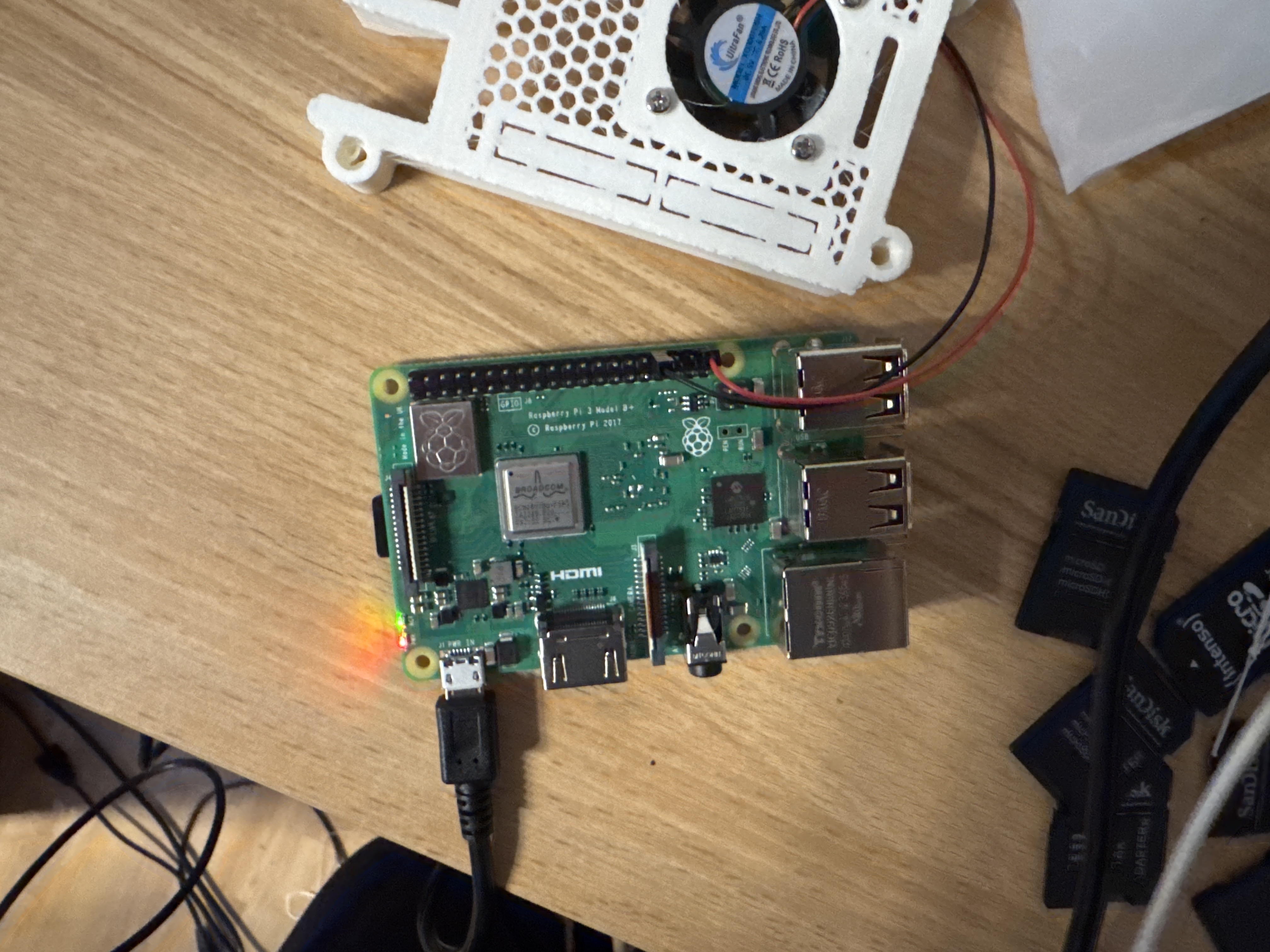 A picture of my DNS server Pi