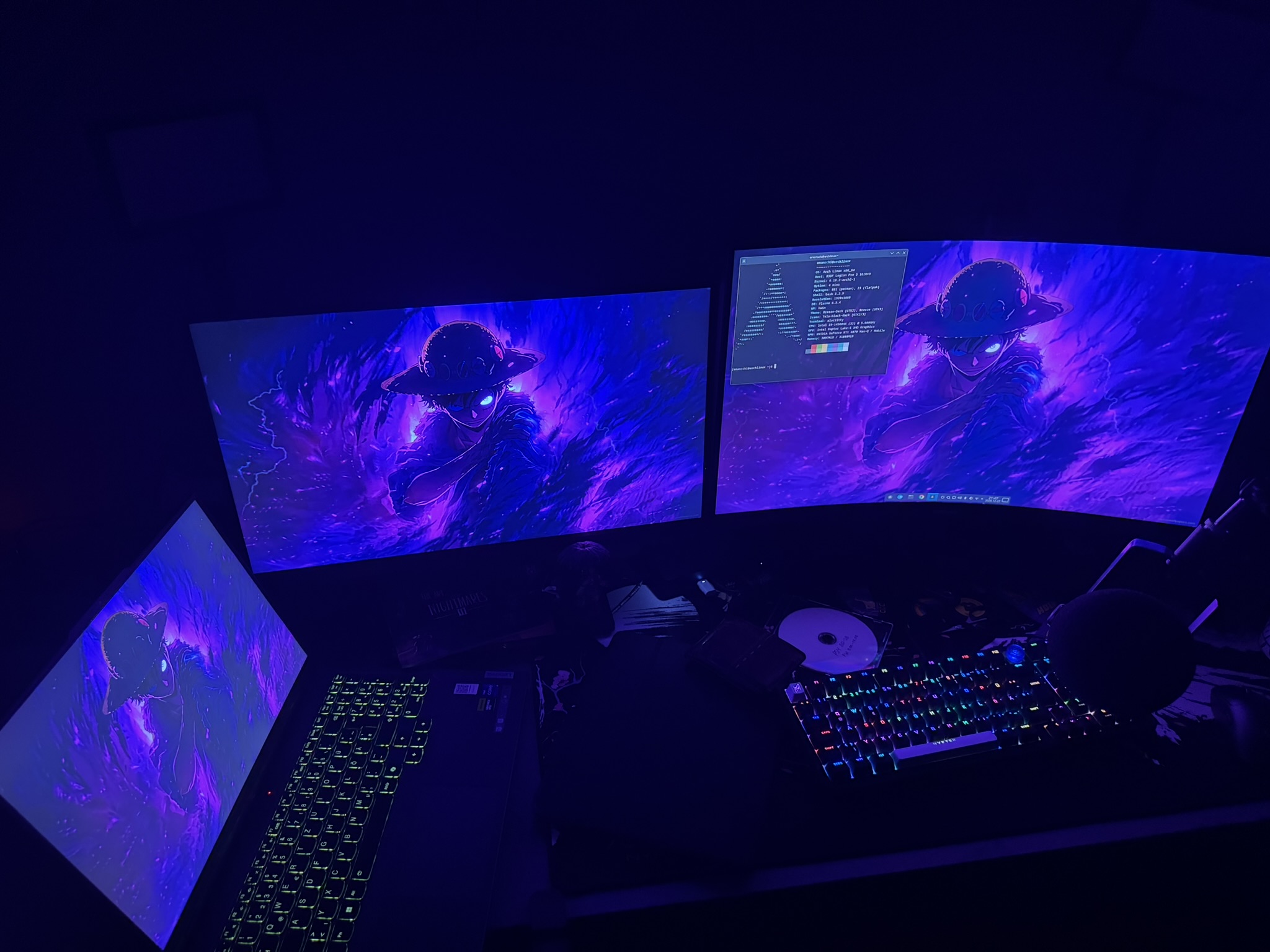 A picture of my setup
